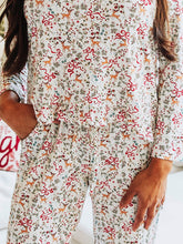 Women's Ruffled Pant Set - Holly Jolly Reindeer